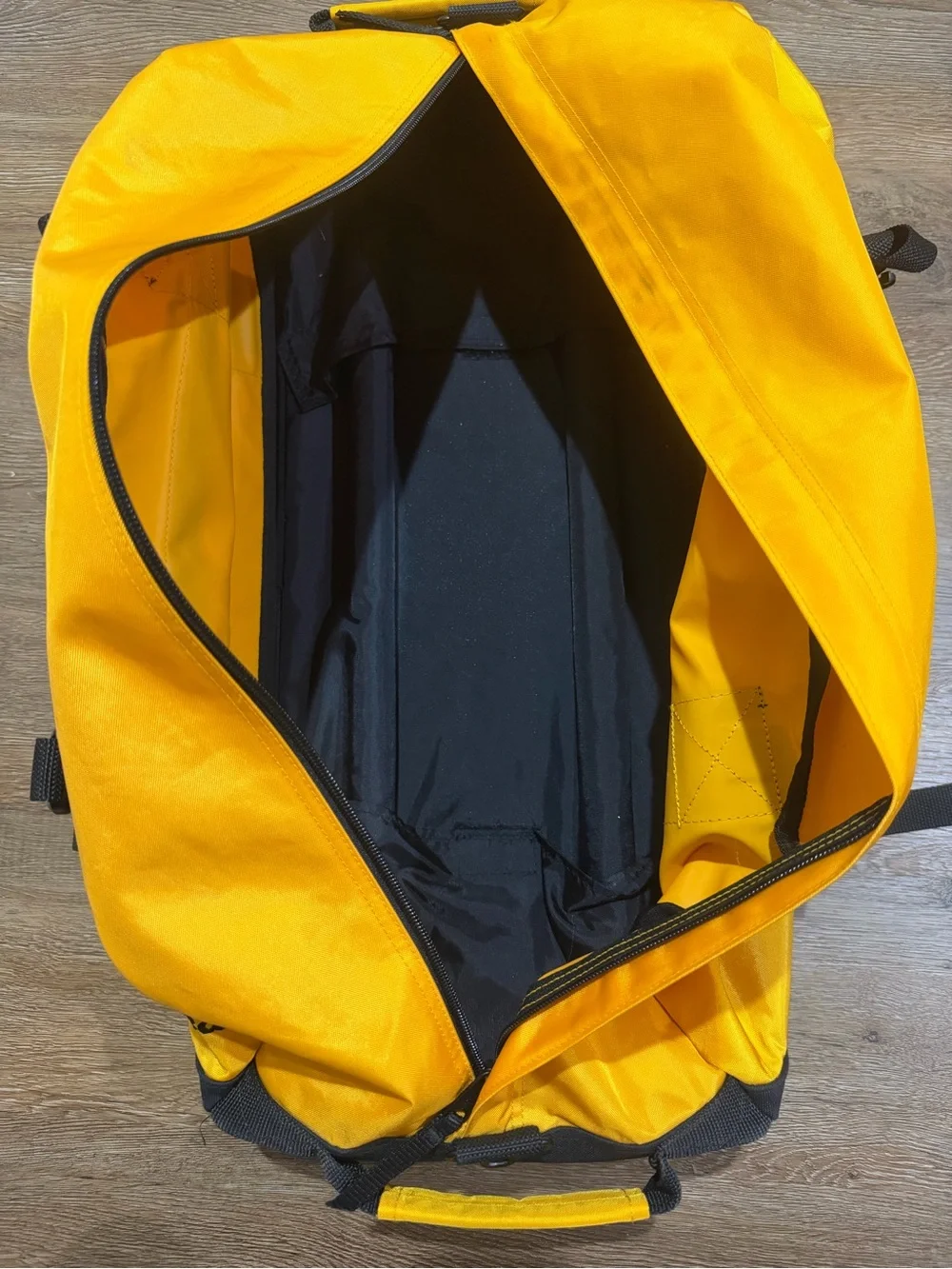 L.L.Bean Adventure Rolling Duffle Bag 24” Yellow Wheeled Travel Luggage 0XN91